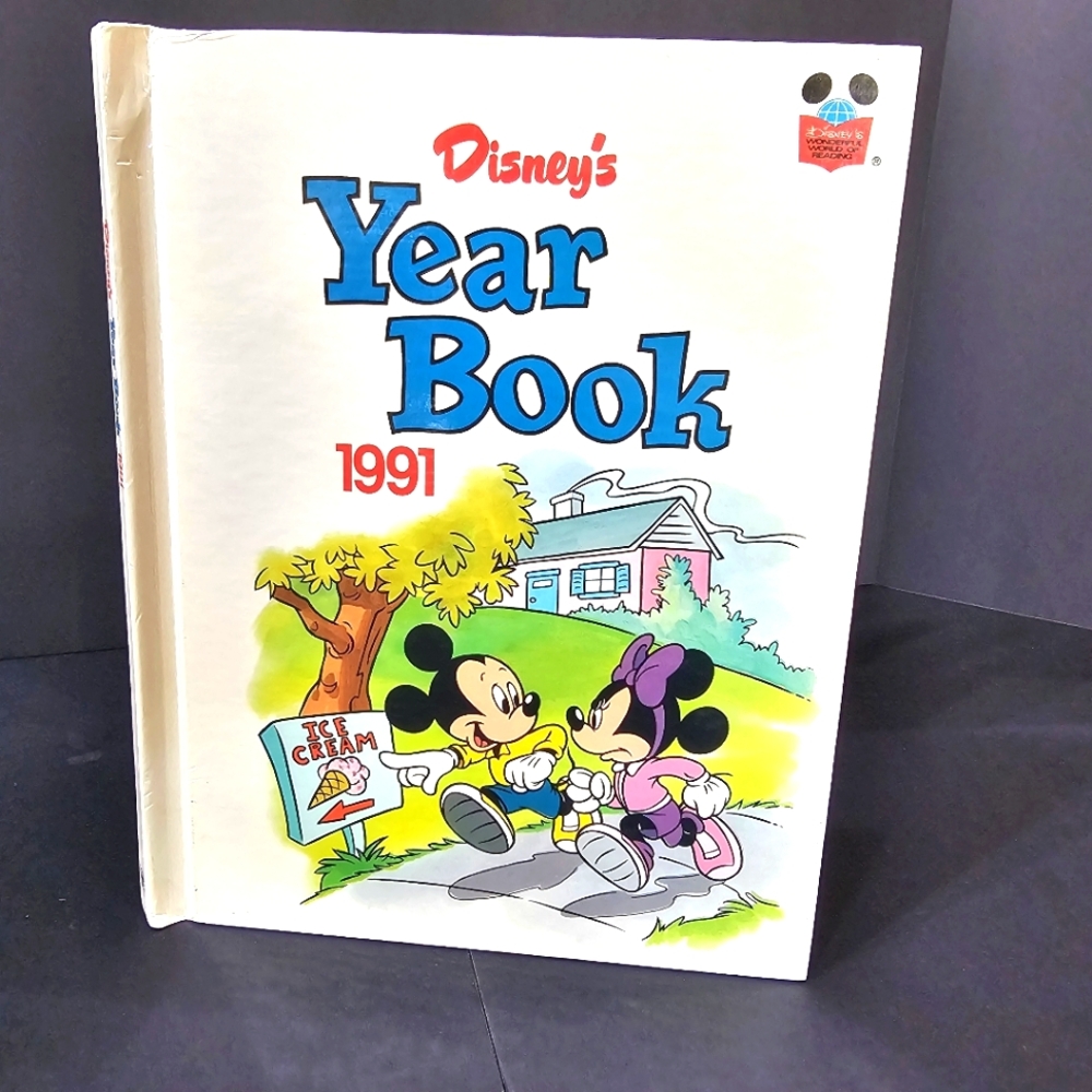 Disney’s Year Book 1991 Wonderful World of Reading Grolier Enterprises Inc.